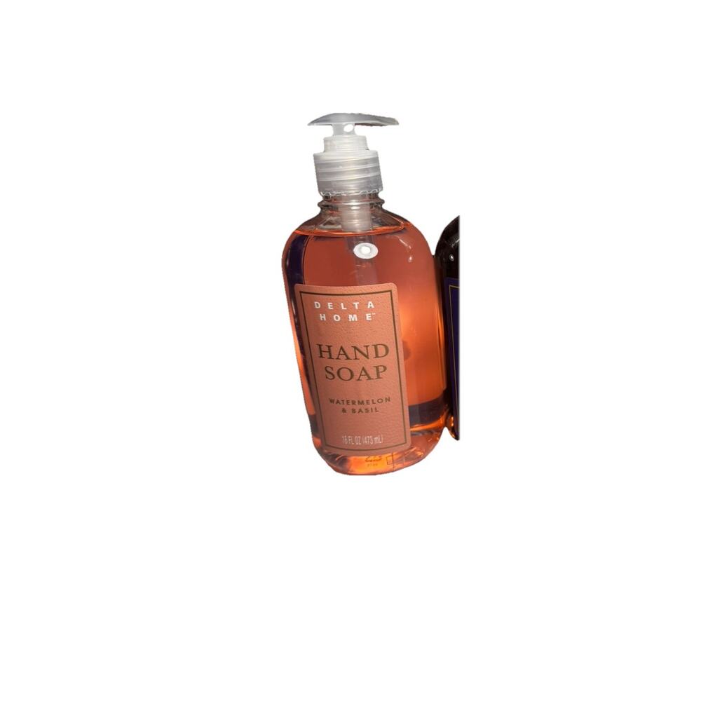 5/$25 Delta Home Watermelon/Basil Liquid Hand Soap 16 Floz/ 473ml Made In Canada